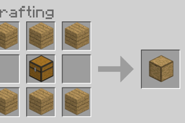 Crafting recipe: 1x1 Drawer