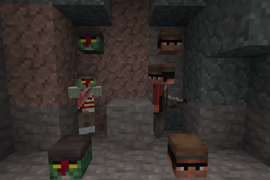Zombie and Skeleton