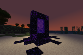 New obsidian texture in nether portal