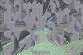 Far Glitch Land in BlockColor