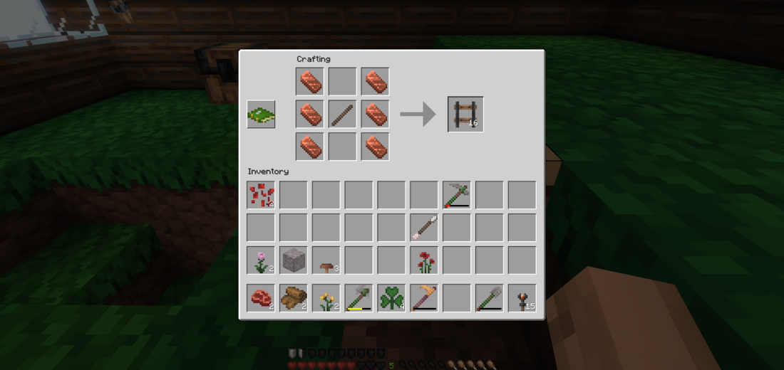 VoxeLibre Copper Rails recipes screenshot