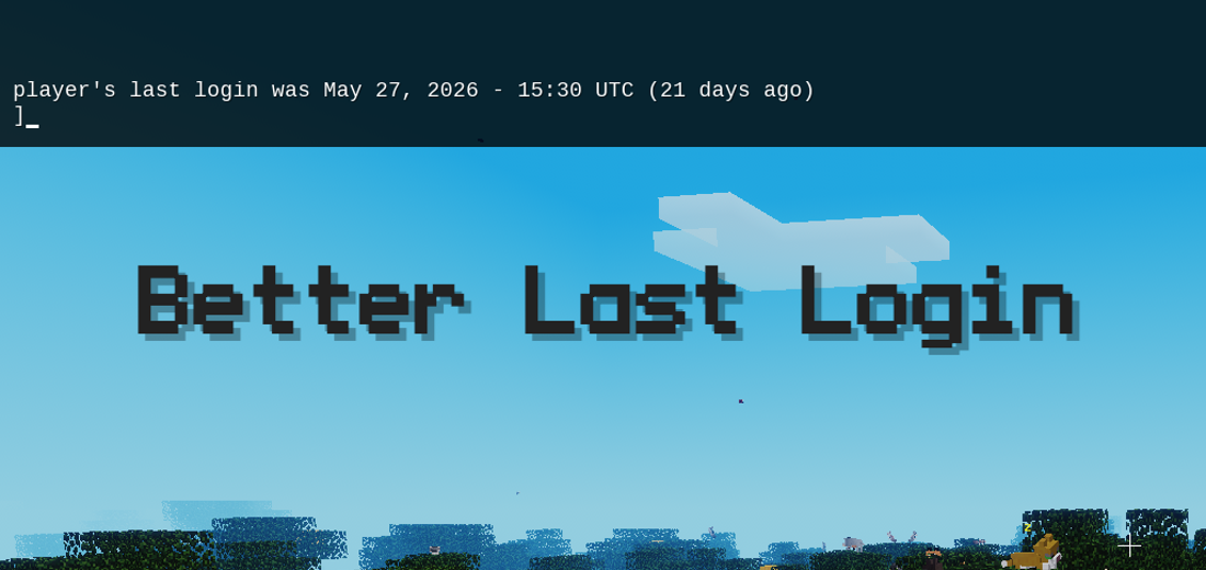 Better Last Login screenshot