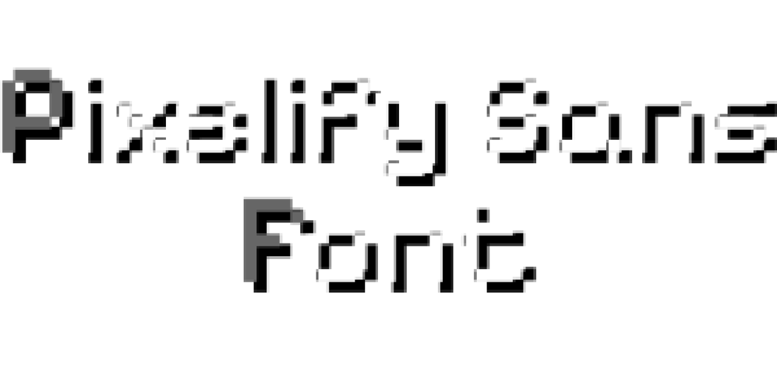 Pixelify Sans Font screenshot