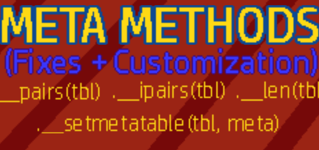 Metatable Metamethods Fixes + Customization screenshot