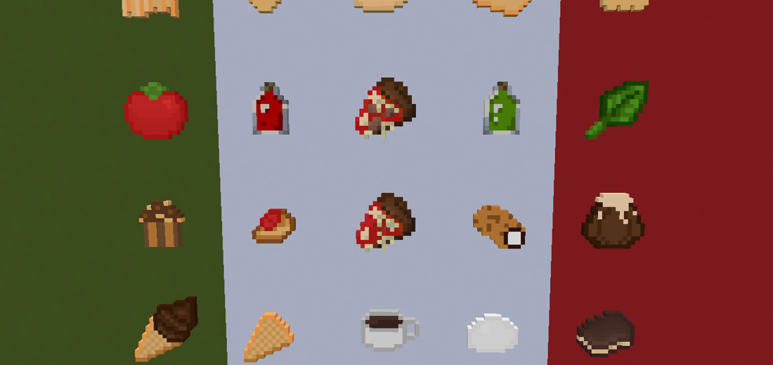 Italian Food For Voxelibre screenshot