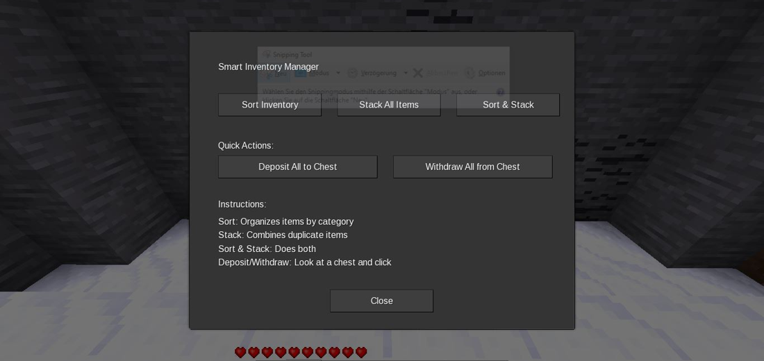 Manage Inventory screenshot
